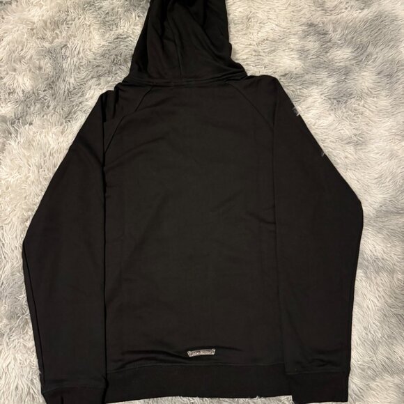 Chrome Hearts Black Triple Cross Zip Up Hoodie Mens Medium or Large - Picture 2 of 4